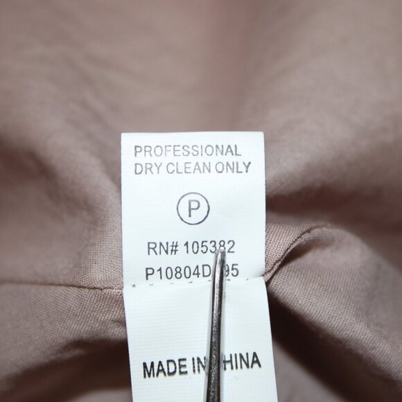 Tocca Dress Sz 4 Black Tan Ruffled Lined Fit Flare Cotton Silk Dress - Picture 12 of 16